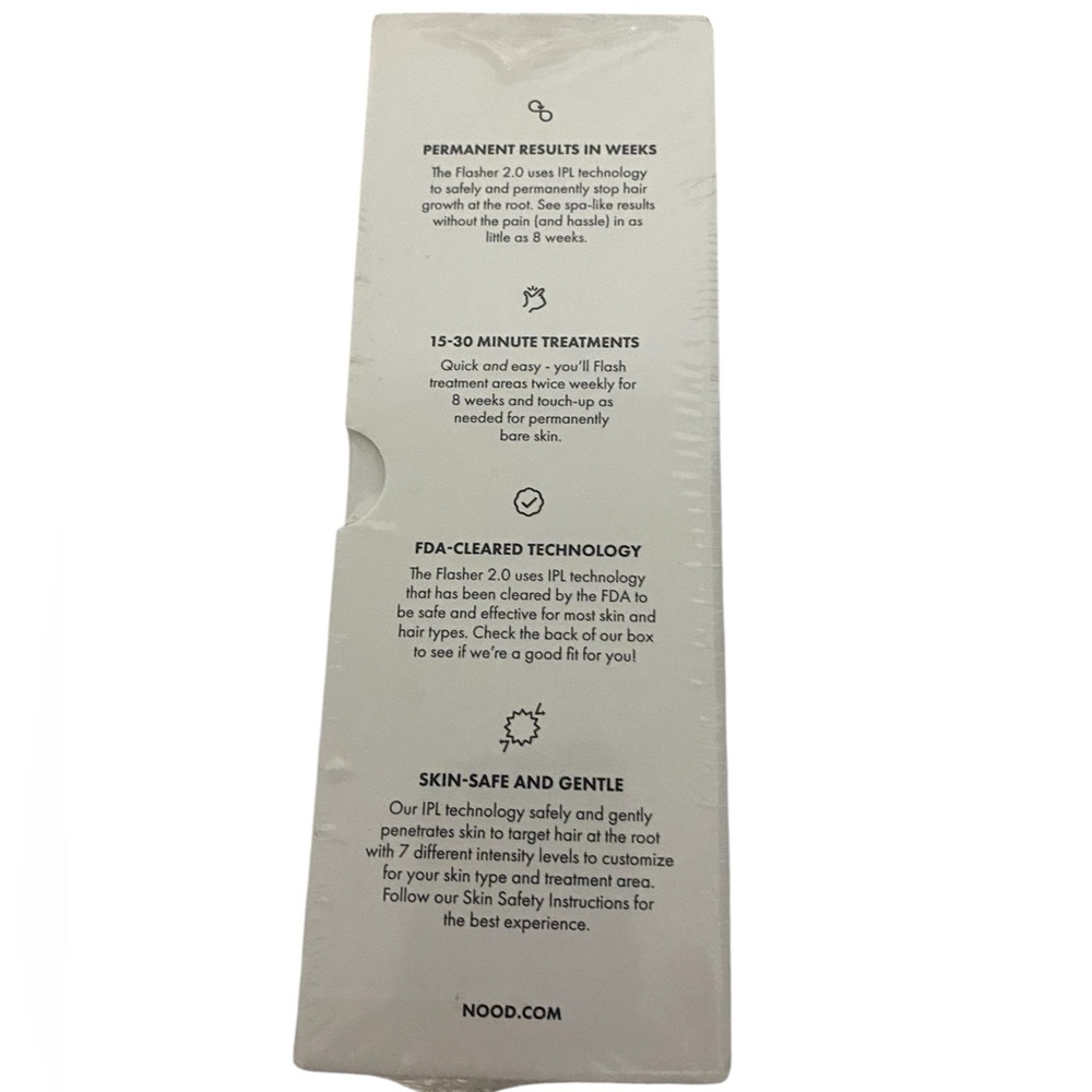 ✨ Nood The Flasher 2.0 IPL Hair Removal Device ✨ NIB $159 - Picture 5 of 7